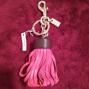 🆕Coach Tassel Keychain / Handbag Charm